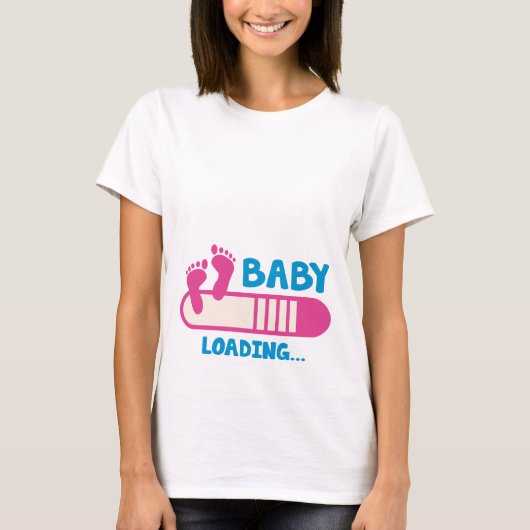 Baby Loading Maternity T - Shirt (Vorderseite)