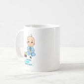 Baby Loading Please Wait Schwangerschaft Geburt Kaffeetasse (Vorderseite Links)