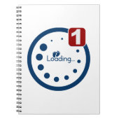 Baby Loading Plus Benachrichtigung Notizblock (Vorderseite)