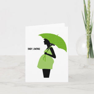 Baby Loading Pregnancy Baby Dusche Karte