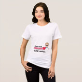 Baby Loading Pregnancy T - Shirt - Niedliche Mutte (Vorderseite voll)
