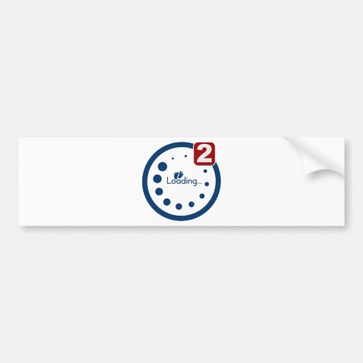 Baby-Loading, Twin Notification Autoaufkleber (Vorne)