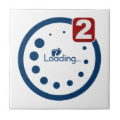 Baby-Loading, Twin Notification Fliese (Vorderseite)