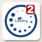 Baby-Loading, Twin Notification Untersetzer (Vorderseite)
