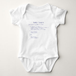 Baby-Logik Baby Strampler