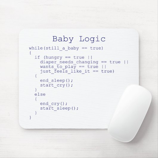 Baby-Logik Mousepad (Mit Mouse)