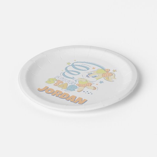 Baby Lola Bunny Future Star Pappteller (Schrägansicht)