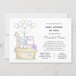 Baby Long Distance Jungle Animals Showroom per Mai Einladung