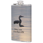 Baby Loon Vinyl Wrapped Flask Flachmann (Links)