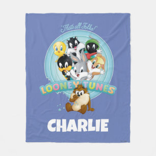 Baby LOONEY TUNES™ Logo   Das ist alles, Leute Fleecedecke