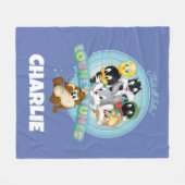 Baby LOONEY TUNES™ Logo | Das ist alles, Leute Fleecedecke (Vorderseite (Horizontal))