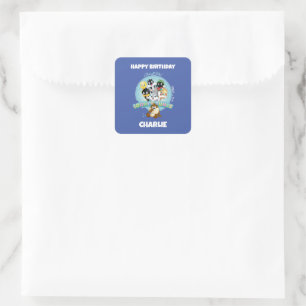 Baby LOONEY TUNES™ Logo   Das ist alles, Leute Quadratischer Aufkleber