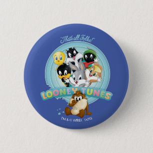 Baby LOONEY TUNES™ Logo Das sind alle Leute Button