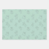 Baby LOONEY TUNES™ Wintermuster Geschenkpapier Set (Vorderseite)