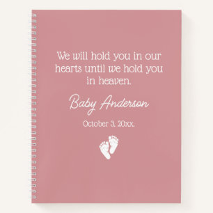 Baby Loss and Misriage Journal Notizblock
