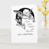 Baby-Loss, Angel Karte (Gelbe Blume)