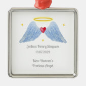 Baby Loss Boy Angel Wings Tree Dekoration (Vorne)