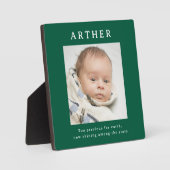 Baby Loss Keepsake Photo Plaque Fotoplatte (Vorderseite)