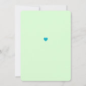 BABY LOVE! Bold Cream Gold Baby Shower Invitation Einladung (Rückseite)