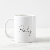 BABY LOVE Wort Design Tasse – (Links)