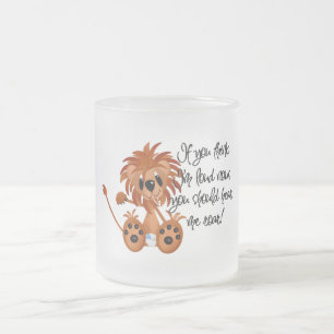 Baby Löwe Hör Mich Brüllen T-Shirts und Geschenke Mattglastasse