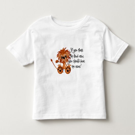 Baby-Löwe hören mich, T-Shirts und Geschenke zu (Vorderseite)
