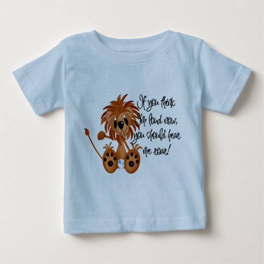 Baby-Löwe hören mich, T-Shirts und Geschenke zu (Vorderseite)