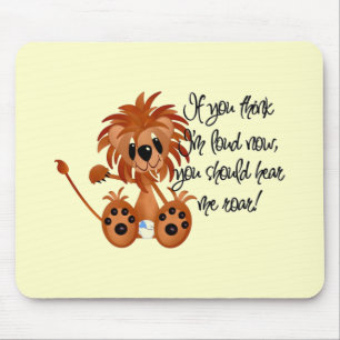 Baby-Löwe hören mich, T-Shirts und Geschenke zu br Mousepad