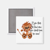 Baby-Löwe hören mich, T-Shirts und Geschenke zu Magnet (Vorderseite/Rückseite)