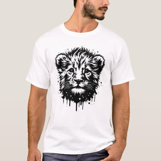 Baby-Löwe T-Shirt (Vorderseite)