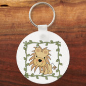 Baby-Löwe-T-Shirts und Geschenke Schlüsselanhänger (Vorderseite)