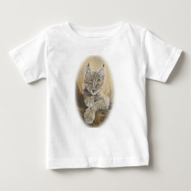 Baby-Luchs-Baby-Geldstrafe-Jersey-T - Shirt (Vorderseite)