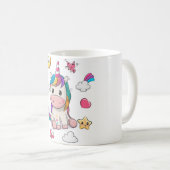 BABY LUCKY UNICORN TASSE FÜR SCHWIMMMÄDCHEN (VorderseiteRechts)