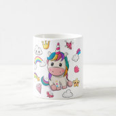 BABY LUCKY UNICORN TASSE FÜR SCHWIMMMÄDCHEN (Mittel)