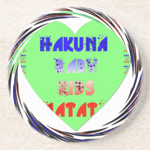 Baby Luminous Hearts Hakuna Matata Baby Kinderdesi Untersetzer