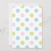 Baby Luncheon | Babydusche Einladung (Rückseite)