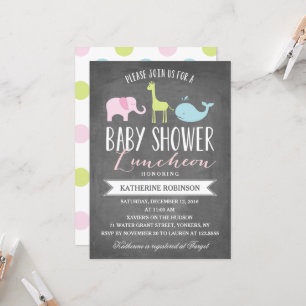 Baby Luncheon   Babydusche Einladung
