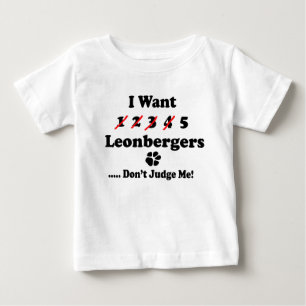 Baby lustiger Leonberger T - Shirt