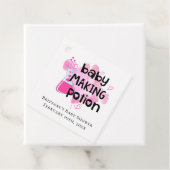Baby Maaking Potion Rosa Herz Mini Flasche Geschenkanhänger (Beispiel)