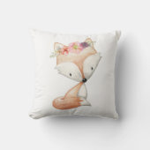 Baby-Mädchen Boho Kissen (Vorderseite)