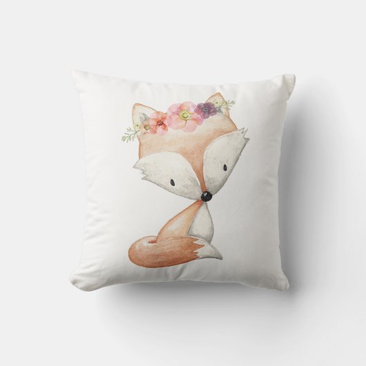 Baby-Mädchen Boho Kissen (Vorderseite)