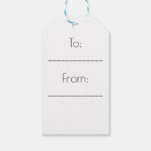 Baby Mädchen Geschenkanhänger (Rückseite)