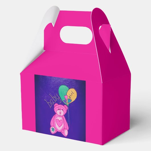 Baby Mädchen Geschenkschachtel (Rückseite)