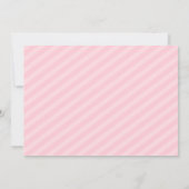 Baby Mädchen| Holzkohle Einladung (Rückseite)