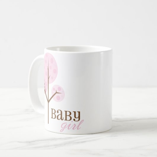 Baby Mädchen Kaffeetasse (Vorderseite Links)