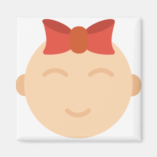 baby mädchen magnet (Vorne)