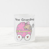 Baby-Mädchen-neue Großmutter-T - Shirts und Mattglastasse (Mittel)