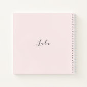 Baby Mädchen Notizblock (Rückseite)