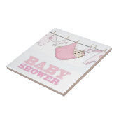 BABY-MÄDCHEN-PARTY-EINZELTEIL-DEKOR FLIESE (Seite)