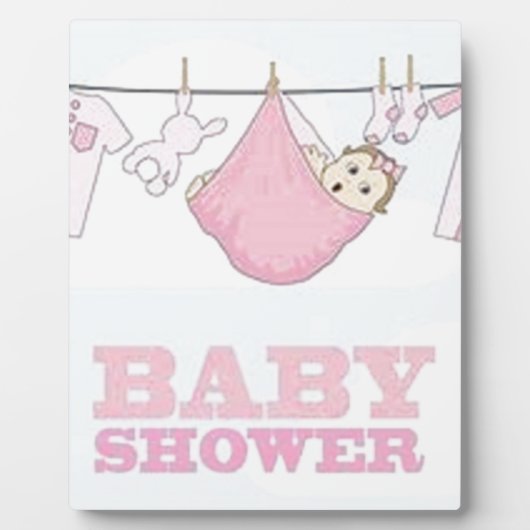 BABY-MÄDCHEN-PARTY-EINZELTEIL-DEKOR FOTOPLATTE (Vorderseite)